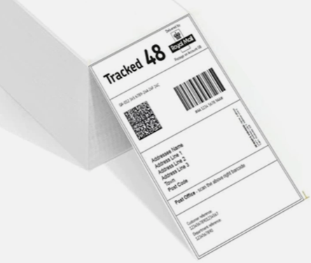 The R Planet Premium Fanfold Thermal Shipping Labels